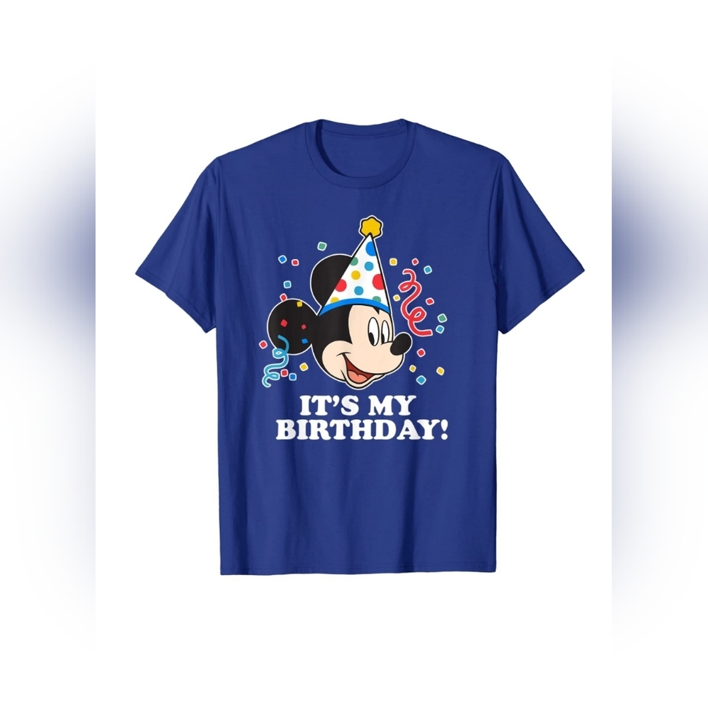 Mickey Mouse Birthday Men's Shirt 2XL